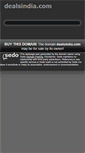 Mobile Screenshot of dealsindia.com