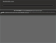 Tablet Screenshot of dealsindia.com